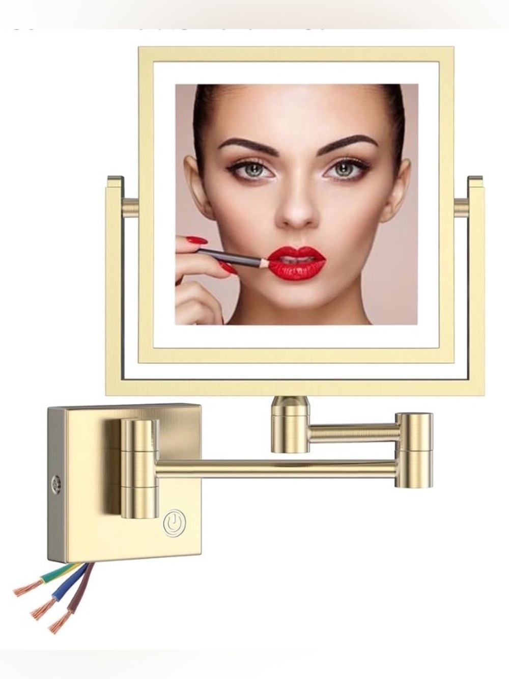 8”  Wall Mount Mirror Swing Arm NIB
